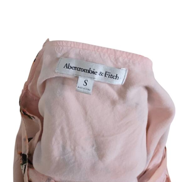 Abercrombie and Fitch Womens Sleeveless‎ Dress Small Floral Tiered Cottagecore - Picture 8 of 8